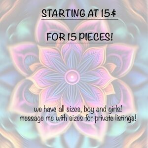 Kids clothing bundles!